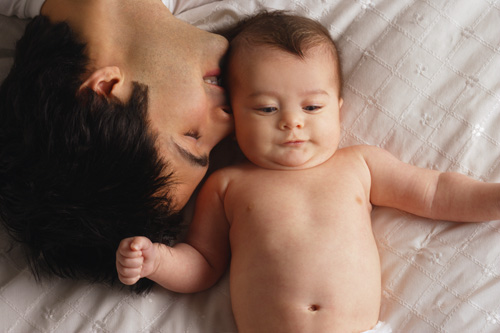 Healthy families Father With Baby